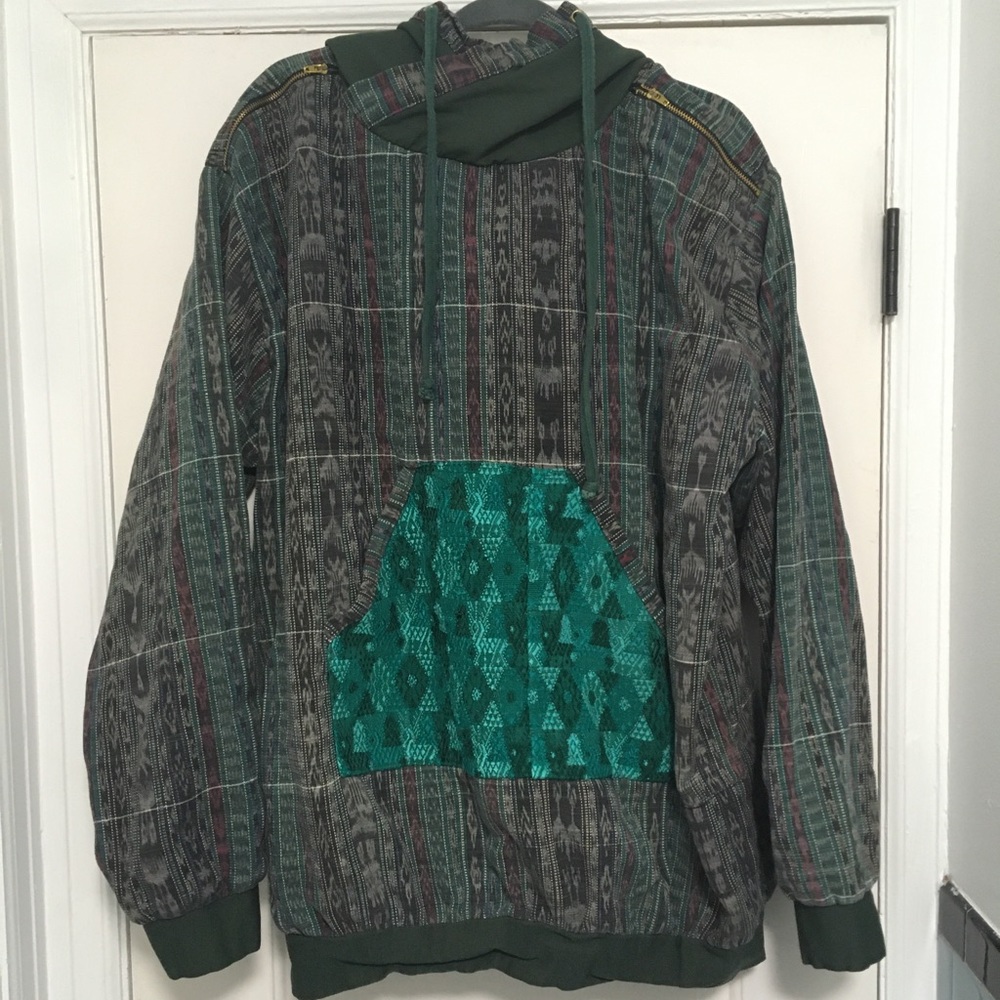 Ixchel Hoodie Pullover Sz XXL Aztec Southwestern